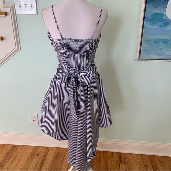 🏷️ LOVE by Design Striped High Low Hemline Top S - Picture 5 of 8